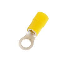 Наконечник с отверстием под винт и изолир.фланцем ПА, легкий ввод жилы, 2,5-6 кв.мм М8(д.8,4 мм) (НКИ) | код 2C8P-EE-PA | DKC