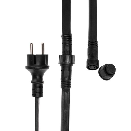 Набор Белт-Лайт 10 м, черный каучук, 30 ламп, тёплый белый, IP65, соединяется | код 331-326 | Neon-Night фото 3