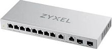 Коммутатор Zyxel XGS1010-12-ZZ0102F (L2) 8x1Гбит/с 2x2.5Гбит/с 2SFP+ неуправляемый | код 1993131 | Zyxel
