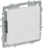 Заглушка BRITE МЗ10-БрАБ с суппортом механизм арктич. бел. IEK BR-PL10-K91