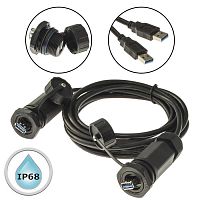 Разъём герметичный SZC M25USBZ2-3.0G-3M, 4.8 Гб/с | код 107917 | SZC