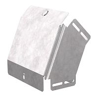 Угол вертикальный внешний 45 градусов с крышкой Стандарт 200х100 Промрукав | код PR16.0454 | ПРОМРУКАВ