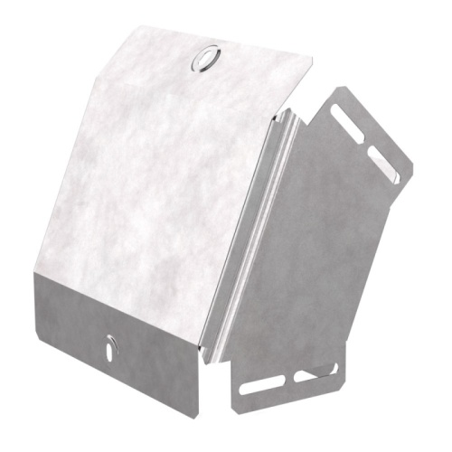 Угол вертикальный внешний 45 градусов с крышкой Стандарт 200х100 Промрукав | код PR16.0454 | ПРОМРУКАВ