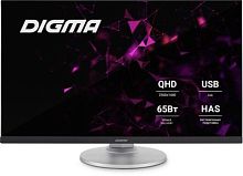 Монитор Digma 27 DM-MONB2707 черный IPS LED 7ms 16:9 HDMI M/M матовая HAS Piv 350cd 178гр/178гр 2560x1440 75Hz FreeSync DP 2K USB 6.1кг | код 1791292 | DIGMA