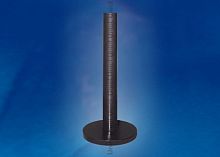 Опора с крышкой для садово-парковых светильников. UFP-E11BN-600 BLACK Высота 600мм. Материал- металл. Цвет - черный. - 1шт. В групповой картонной коробке. | код 08314 | UNIEL