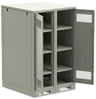 ITK LINEA B Шкаф (пустой) 1450х900мм дверь двуст. мет. сер. | код LB35-14H99-2M | ITK by IEK