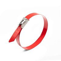 Стяжки стальные с покрытием СКС-П (316) 7,9*800 (красн) (Fortisflex) | код 83079 | Fortisflex