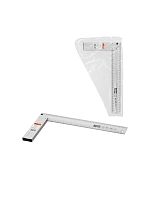 Угольник столярный 300 мм алюминиевый, усиленный, облегченная рукоятка, Рубин TDM | код SQ1018-0512 | TDM