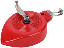 Шнур малярный отбойный, металлический корпус, в блистере 30 м, красный | код 4603 | FIT