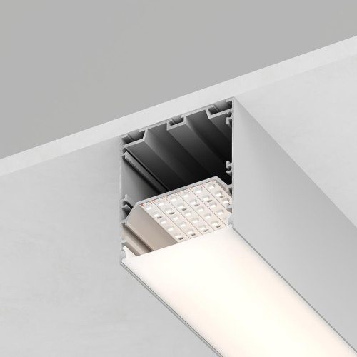 Профиль алюминиевый CAB265 накладной/подвесной 75х75 серебр. 2м (в компл 2 заглушки 4 крепежа) FERON 10376 Профиль алюминиевый CAB265 накладной/подвесной 75х75 серебр. 2м (в компл 2 заглушки 4 крепежа) FERON 10376