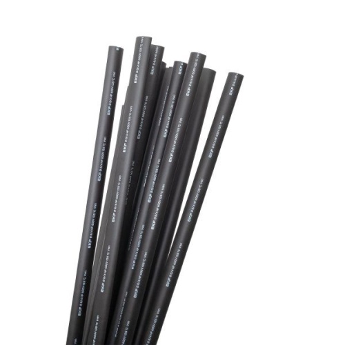 Трубка термоусадочная ТУТ нг 8/4 черн. 1м (уп.50м) PROxima EKF tut-8-b-1m