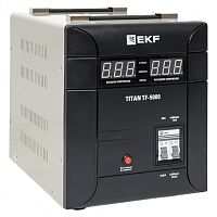 Стабилизатор напряжения электронный напольного исполнения TITAN -TF-5000 EKF | код stab-TF-5000 | EKF