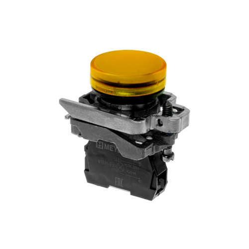 Лампа сигнальная желтая, 220V AС/DC, IP65, металл MTB4-BV753 | код 137217 | MEYERTEC Лампа сигнальная желтая, 220V AС/DC, IP65, металл MTB4-BV753 | код 137217 | MEYERTEC