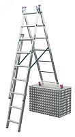 Лестница трехсекционная универсальная с допфункцией CORDA 3х7 | код 13378 | KRAUSE