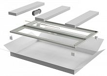 ITK Дверь перфор. двустворч. для шкафа LINEA N 42U 800мм сер | код LN35-42U8X-D2P | ITK by IEK