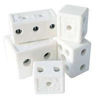 PK 4-3 Клемма керамическая 2,5 - 4 мм2 на 3 полюса (5083) | код 1070003 | ONKA