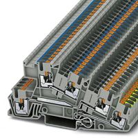 Заземляющие клеммы для выполнения проводки в зданиях PTI 2,5-PE/L/N | код 3213950 | PHOENIX CONTACT