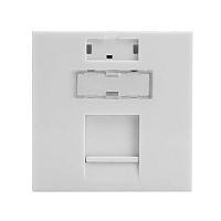 Вставка 45x45 для 1 модуля Keystone (аналог Mosaic), цвет белый | код RNW451WH | DKC