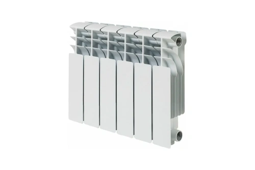 Радиатор алюминиевый секционный 350/100/6 боковое подключение | код RRC350*100AL06 | Русский Радиатор