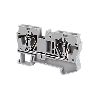 Клемма пружинная проходная, 6 мм?, серая MTS-6 | код 136889 | MEYERTEC