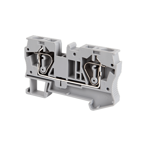 Клемма пружинная проходная, 6 мм?, серая MTS-6 | код 136889 | MEYERTEC