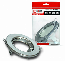 Светильник встраиваемый MR16R-standard RC металл под лампу JCDR GU5.3 12/230В хром IN HOME | код 4690612012117 | IN HOME