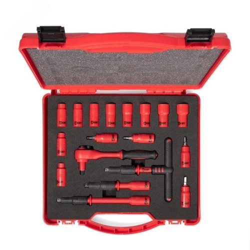 Набор диэлектрического инструмента 1/4'' НИИ-15 серия ПРОФИ | код 71103 | КВТ