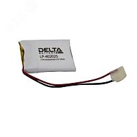 Аккумулятор призматический (Li-Pol) 150мАч 3.7 В, с защитой от перезаряда, глубокого разряда, перегрузки по току, короткого замыкания | код Delta LP-402025 | DELTA