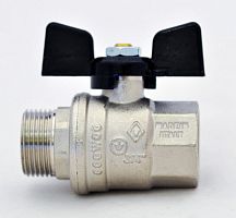 Кран шаровой 1/2' ВН бабочка OREGON серия 307 полный проход (03070060) | код RG008Q154TCEGU | Bugatti