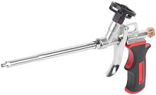 Пистолет для монтажной пены прорезиненная ручка тефлоновое покрытие клапана FIT 14275