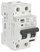 ARMAT АВДТ B10N 1P+NP C40 300мА тип A (36мм) IEK | код AR-B10N-1N-C040A300 | IEK