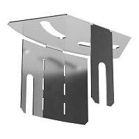 Крышка угла горизонтального изменяемого 0-45 градусов Стандарт INOX (AISI 304) 50 Промрукав | код PR16.3605 | ПРОМРУКАВ
