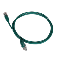 Патч-корд TWT UTP кат.5e, с заливными колпачками, 7.0 м, зеленый | код TWT-45-45-7.0-GN | TWT