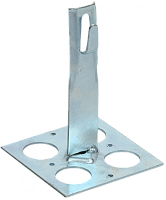 Дер. пр. кр. 6-8мм пл. кр. h=90мм оц. сталь HDZ IEK | код ZDP85-14-1-68-90 | IEK