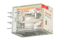 Реле RKF4CO024LTD1A, 4CO, 6A(250VAC/30VDC), 24VDC, AgSnO2/Au, мех. индикация, тест-кнопка с блокировкой, LED, диод +A1/-A2 | код RKF4CO024LTD1A | Shenler