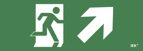 Этикетка самокл. 280х100мм Фигура/стр. вверх вправо IEK | код LPC10-1-28-10-FVVNAPR | IEK