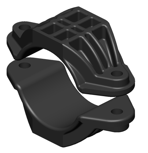 Одиночное кабельное крепление D 65-90 мм | код scc6590 | EKF Одиночное кабельное крепление D 65-90 мм | код scc6590 | EKF