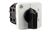 Переключатель BS 16 86 U, 2P, 20A, тип 1-2-3, 2NO на 1_3, на дверь, фронт IP40 | код EAC631259 | Rade Koncar