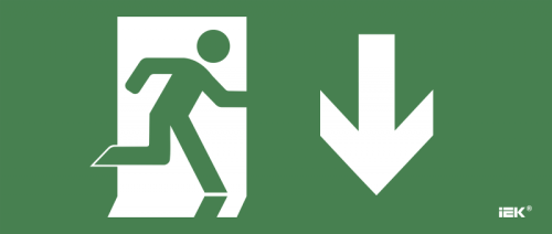 Этикетка самокл. 330х140мм Фигура/стр. вниз IEK | код LPC10-1-33-14-FNIZ | IEK