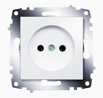 Cosmo бел. розетка б/з | код 619-010200-215 | ABB