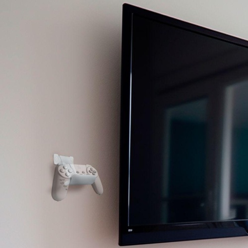 Кронштейн для игровых джойстиков универсальный, настенный, белый, | код 38-0628 | REXANT фото 2