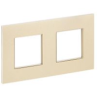 SKANDY Рамка 2-мест. SK-F32Sh металл шамп. IEK | код SK-M22-M-K37 | IEK