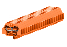 241312 Клемма TB проходная 1-1 с бок. подключ. с защелк. ножками, оранж., шт | код 241312 | SUPU