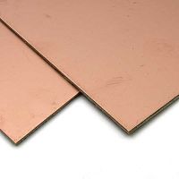 Текстолит RUICHI FR4-2 1.5 мм 100*100, фольгированные двухстороннее | код 85689 | Ruichi