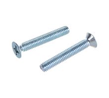 Винт DIN965 М4х25 потайная голова класс прочности 4.8 покрытие цинк | код DIN965-М4х25 | Крепдил