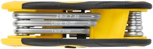 Ключ TORX T9-T40 складной CrV (уп.8шт) FIT 64016 фото 6