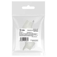 Угол внутренний для полукруглого кабель-канала 30х13мм белый IC-KK-30-13-FW 2шт/комплект | код Б0064896 | ЭРА