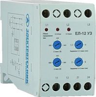 ЕЛ-12 У3, 400В, 3А, 1з+1р, IP20, реле контроля трехфазного напряжения (ЭТ) | код ET005072 | Электротехник