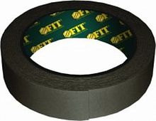 Лента клеящая двухсторонняя монтажная на вспененной основе 19мм х 5м черная | код. 11791 | FIT