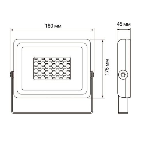 ДО-50w 3000K 4250Лм теплый свет IP65 jazzway | код 5010079 | JazzWay